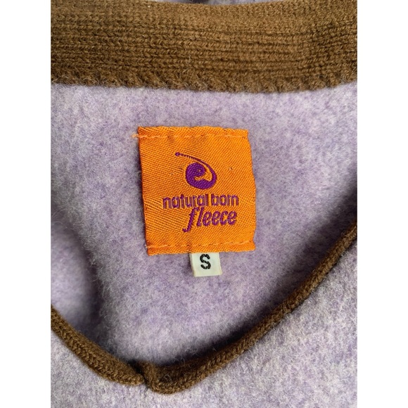 Natural Born Fleece Scottish New Wool Lavender Sweater Women’s Size Small - Picture 4 of 9